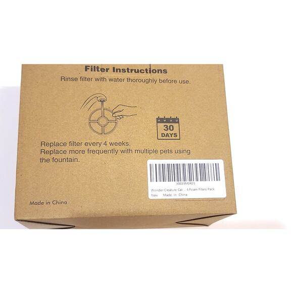 Wonder Creature Cat Pet Water fountain foam filters replacement - Picture 2 of 5